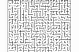 Mazes Maze Print Coloring Pages Puzzles Large sketch template