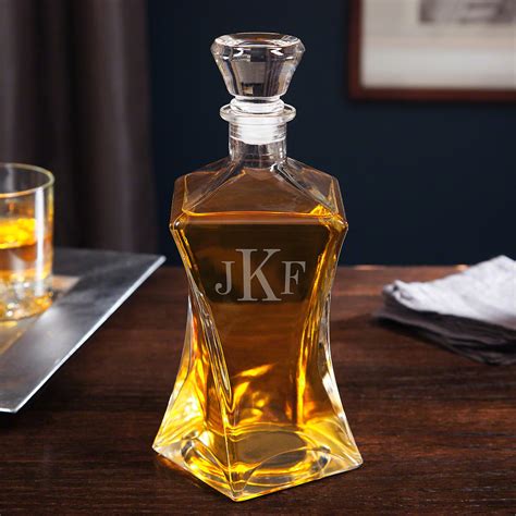 Classic Monogrammed Coppola Whiskey Decanter