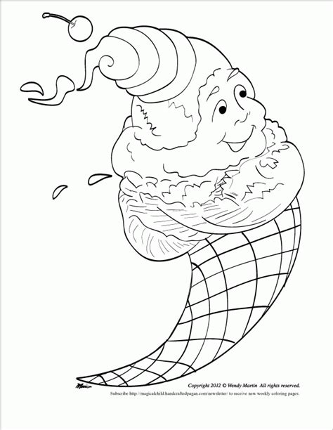 rod ice scream coloring page coloring pages