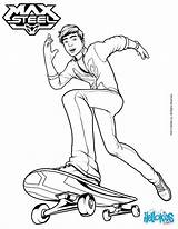Max Coloring Skateboard Pages Skateboarding Steel Mcgrath Board Color Hellokids Choose Popular Print Online sketch template