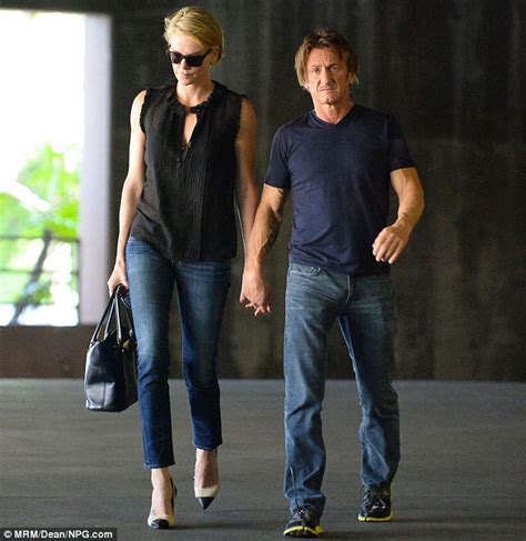 sean penn and charlize theron step out amid reports he s