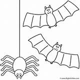 Coloring Spider Halloween Bats Pages Bat Print Hanging Printable Animals Color Clipart Scary Kids Do Library Bigactivities Getcolorings Books Popular sketch template