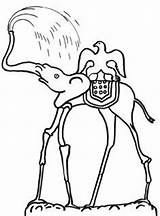 Dali Salvador Coloring Pages Pintar Gala Colorear Para Obras Elephant Drawing Dalí Obra Dibujos Elephants Getdrawings Getcolorings Niños Color Del sketch template