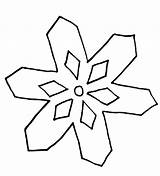 Snowflake Snowflakes Cliparts Pinclipart Clipartmag sketch template