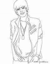 Justin Bieber Coloring Pages Cartoon Pockets Hands Getdrawings Colouring Drawing Hellokids sketch template