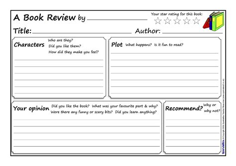 report review template  templates  writing  book review