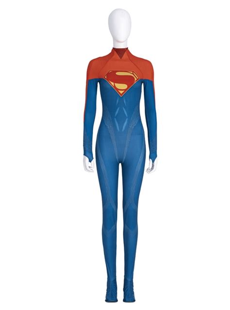 The Flash Movie Flashpoint Supergirl Battle Suit Halloween Cosplay
