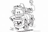 Coloring Pages Mater Pixar Cars Travis Hill Printable Adults Kids sketch template