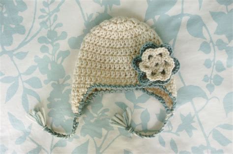 alli crafts  pattern baby earflap hat newborn