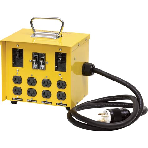 portable power box wgfci  amps  volts  outlets northern tool equipment