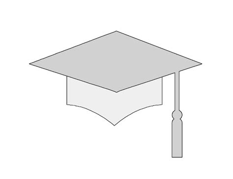 graduation cap top template template guru