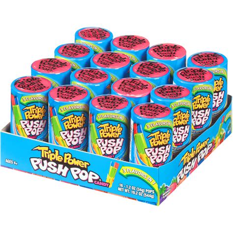 buy push pop triple power    individually wrapped bulk