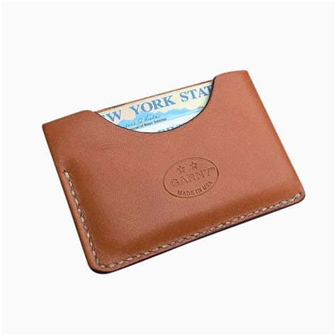 buy custom minimalist leather wallet   order  garny