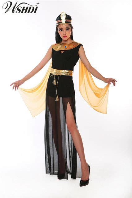 2018 High Quality Cleopatra Costumes Sexy Egyptian Queen Clothing Greek