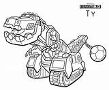 Dinotrux Dinosaur Rux Truks Rescue Heatwave Bots sketch template