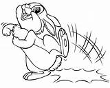 Disney Coloring Pages Thumper Characters Walt Fanpop sketch template