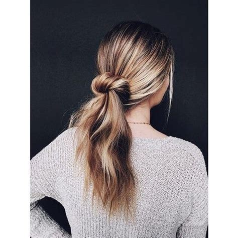 simple  pony hair idea glam honey pinterest