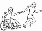 Integracion Wheelchair Disability Inclusión Discapacitado Inclusion Educativa Engelliler Niños Personas sketch template