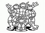 Coloring Pages Tmnt Kids Color sketch template