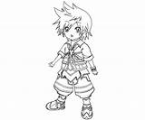 Kingdom Coloring Hearts Pages Popular Riku Getdrawings Categories Similar Getcolorings Color sketch template