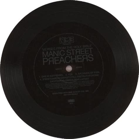 Manic Street Preachers Verses From The Holy Bible Uk Promo 7 Vinyl