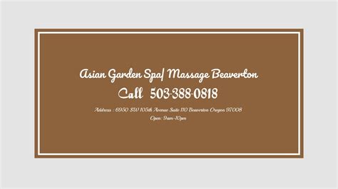 hot stone massage   asian garden spa body massage beaverton