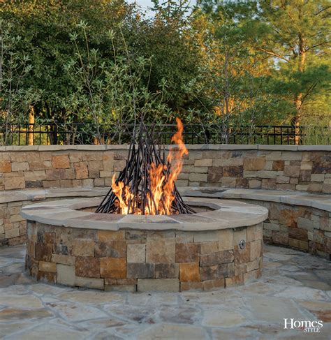 outdoor fire kansas city homes style