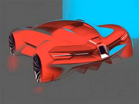 car digital rendering tutorial car body design