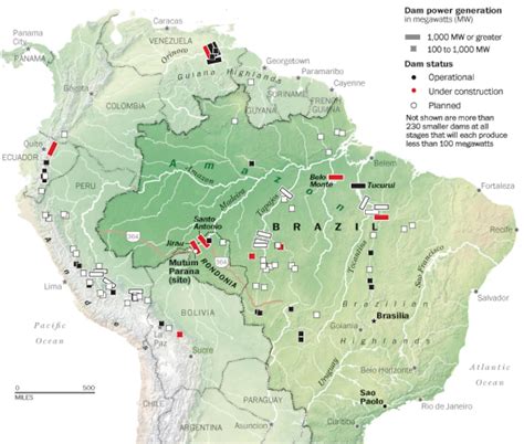 Harnessing The Rivers Hydropower In The Amazon The Washington Post