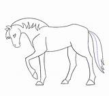 Draw Pferd Pferde Zeichnung Skizze Easydrawingguides Pferdezeichnung sketch template