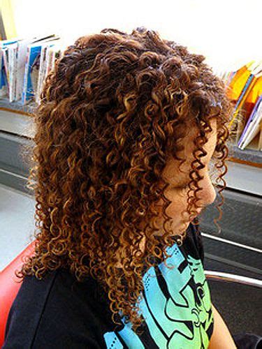long hair tight curls spiral perm curly pinterest
