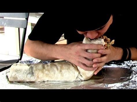 guy eats giant burrito   minutes  san diego