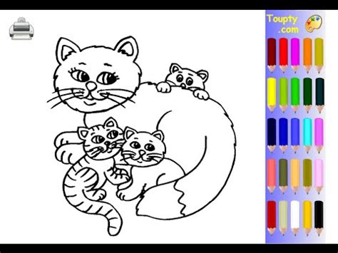 kittens coloring pages  kids kittens coloring pages youtube