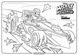 Coloring Racers Roadster Donald Racer Coloringoo Walt sketch template