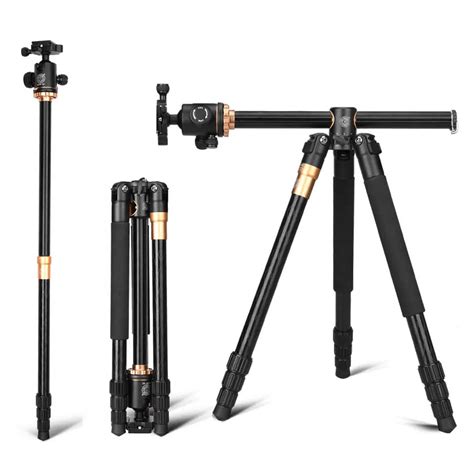 qh horizontal tripod professional camera flat tripod  portable