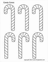 Candy Printable Cane Canes Coloring Small Pages Templates Christmas Print Template Outlines Printables Preschool Candycane Firstpalette Ornament Crafts Xmas Choose sketch template