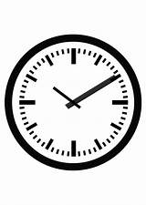 Klok Uhr Orologio Kleurplaat Relojes Malvorlage Imprimir Educima Ausmalbilder Klokken sketch template