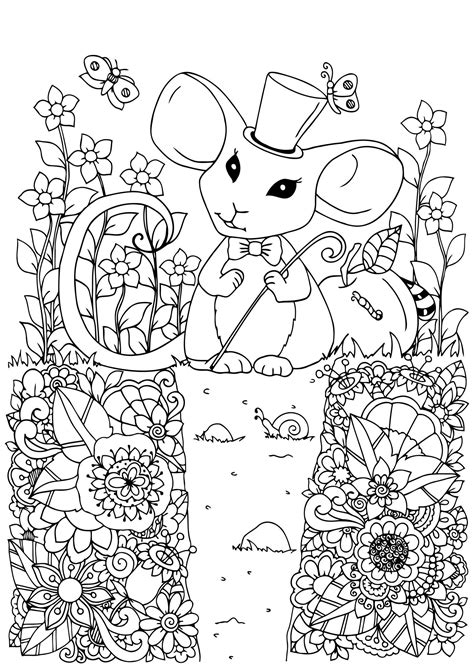 magic mouse mouse kids coloring pages
