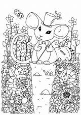 Coloring Mouse Pages Kids Print Cute Children Adult Printable Animals Coloringbay Justcolor sketch template