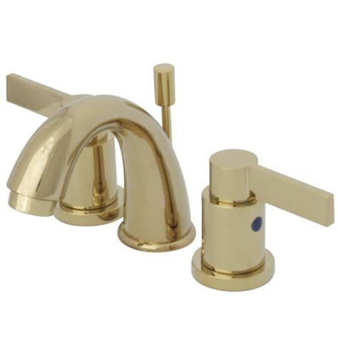 Kingston Brass Kb8912ndl Two Handle Mini Widespread Lavatory Faucet