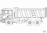 Lastwagen Ausdrucken Muldenkipper Kinderbilder Verwandt sketch template