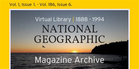 Featured Eresource National Geographic Magazine Archive
