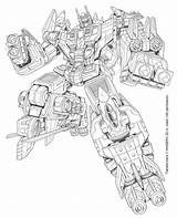 Transformers Coloring Pages Wars Drawing Superion Combiner Devastator Marcelo Optimus Prime Artwork Choose Board sketch template
