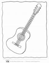 Guitar Coloring Music Kids Pages Worksheet Sheets Activities Outline Acoustic Printable Guitars Drawing Printables Colouring Kindergarten Preschool Clipart Shape Respect sketch template