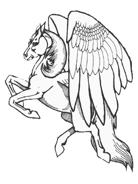 unicorn pegasus coloring pages coloring home