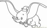 Dumbo Coloring Coloringpages101 Cartoon sketch template