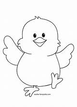 Chick Coloring Baby Pages Easter Chicks Clipart Drawing Cute Template Colouring Kids Printable Chicken Clip Egg Print Templates Bunny Para sketch template