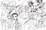Boondocks Sketches Deviantart Characters Sketch Drawing Fan Reference Terrorists Domestic Cartoons Story 2010 Choose Board Anime sketch template