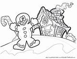 Coloring Pages Gingerbread House Man Christmas Kids Printable Candyland Book Girl Story Boy Candy Drawing Clipart Ginger Color Bread Cookie sketch template