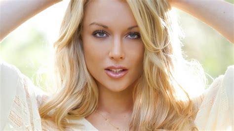 Kayden Kross Face Women Blonde Young Adult 720p Portrait Close Up